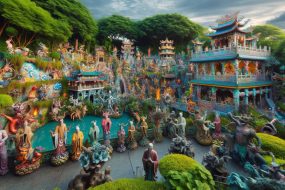 Taman Neraka di Singapura Haw Par Villa